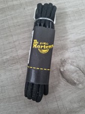 Dr. Martens  Shoe Laces - Black Sparkle 140cm For Dr Martens Boots Shoes New