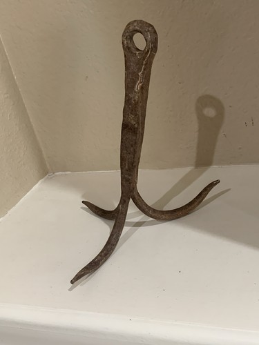 Vintage grappling hook prong - vintage, 3-prong