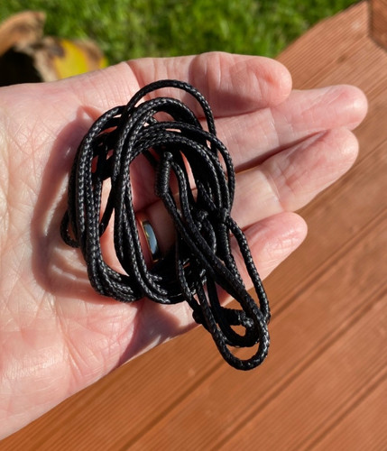 Superstrong hand braided black - braided,