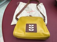 Orla Kiely - orla kiely punched sixties look stem iris leather bag