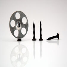 Marmox  Wedi  Tile Backer Board Screws & Washers Black Plastic 25mm Screws