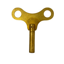 Clock Winding Key Brass Clock Repair - Choose Size from 00 (2mm) - 15 (6mm)