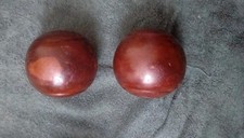 PAIR of SMALL LIGNUM VITAE