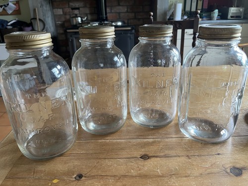 Vintage kilner jars - of, 4