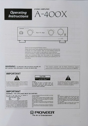Pioneer 400x stereo - pioneer,