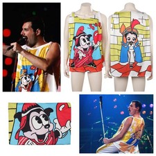 Freddie Mercury:The King of Queen Freddie Mercury Cosplay Halloween Printed Vest