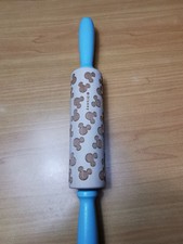 PRIMARK Disney Mickey And Minnie Mouse Wooden Baking Rolling Pin Mini Cake
