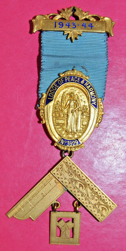 Masonic past master jewel - masonic,