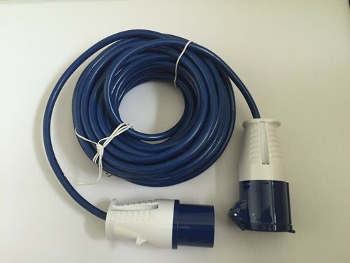 Caravan camping mains hook - hook, up