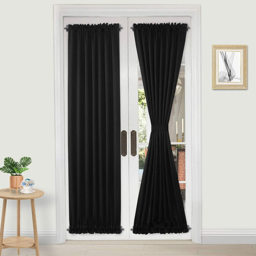 French door curtains rod - french,