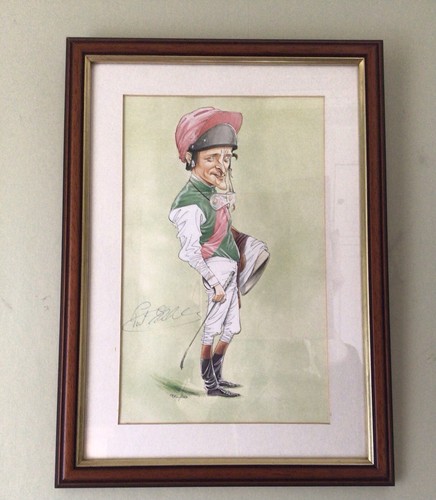 Signed pat eddery framed - signed,