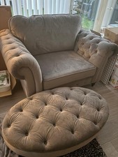Oversized Grey Armchair &