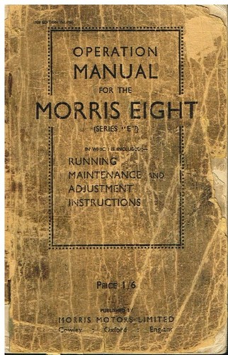 Morris eight series - 8, e