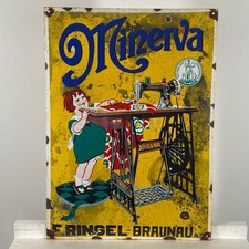 Minerva Enamel Sign - 51x37cm
