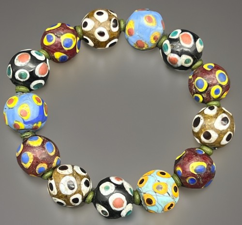 Romantic mosaic glass beads - mosaic,