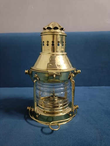Lamp nautical brass oil - brass,