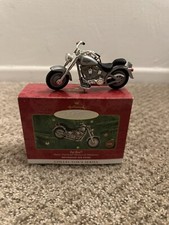 Vtg Hallmark Keepsake Ornament 2000 Fat Boy Harley-Davidson Collector's