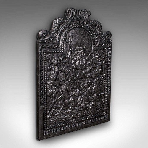 Antique relief fire back - antique,