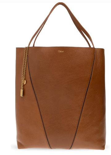 Chloe spin large - bag, tan