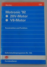 SSP 143 Motronic 20V Engine Audi S6 S2 V8 From 1991