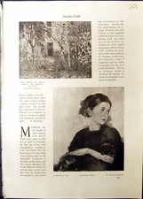 Old Melancholy Garden Girl Casorati Jardin Provence Auburtin Studio