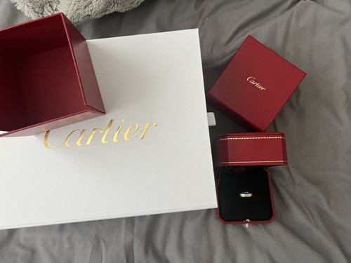 Cartier love ring white - cartier, gold