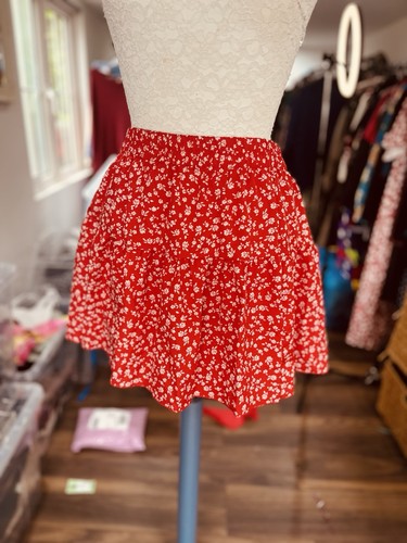 Women skirt red size - ra,