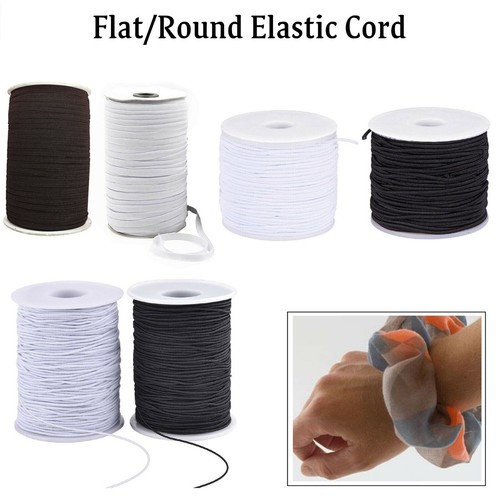 Flat round elastic cord band - elastic,