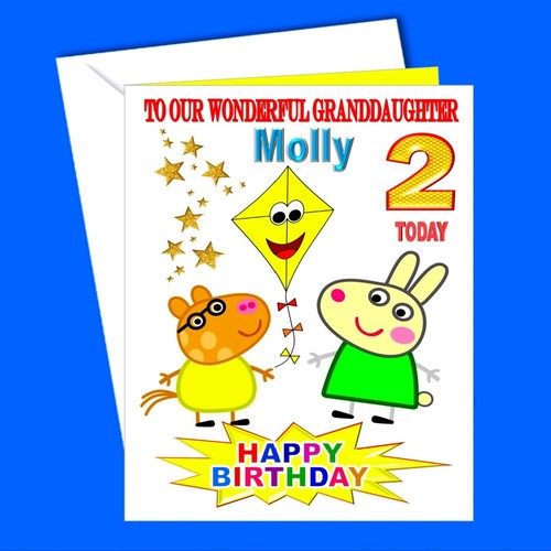 Personalised birthday card - personalised,