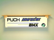 Puch Invader BMX Bike Banner bicycle Workshop Garage Mancave Wall Display Sign