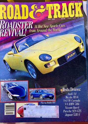 Road track magazine - magazine, july