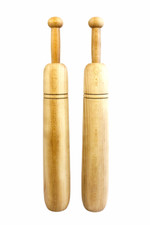 Persian Meels/Indian clubs - 5kg (2.5kg each) Dried Beech,Hand-made in the UK