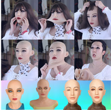 Silicone Female Realistic Head