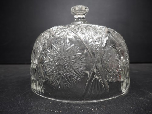 Vintage crystal glass pinwheel - vintage,