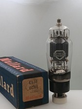 Blackburn Mullard EL38 6CN6 NOS NIB B7D 3-Mica Grey Plate Serious Tubes DXL955