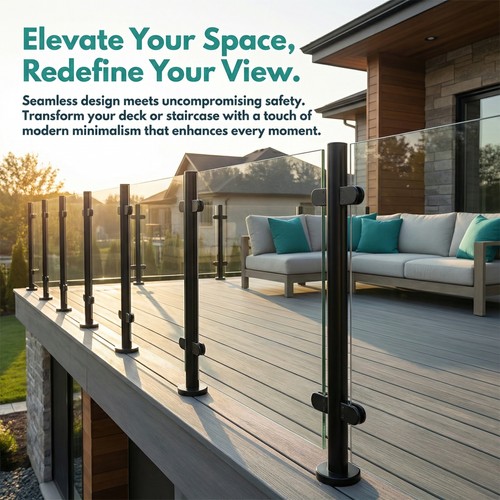 Balcony pool glass - balcony,