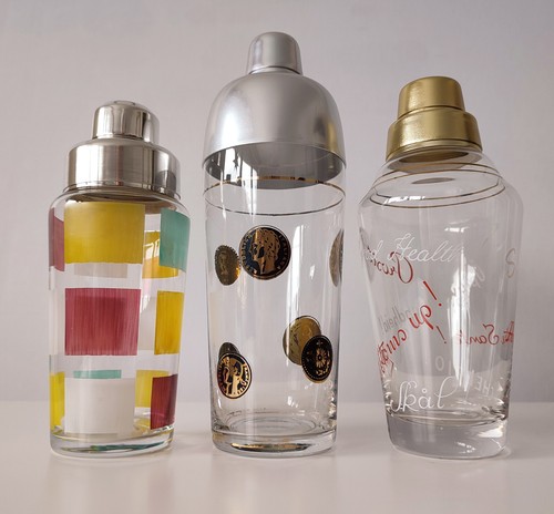 Cocktail shaker 1950s - set, of