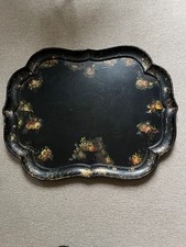 Antique Georgian Papier Mache Large Tray Made By Clay’s, King St. Covent Garden