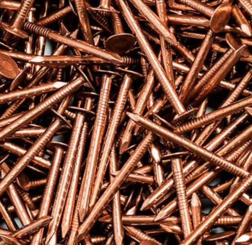 Copper clout nails - roofing,