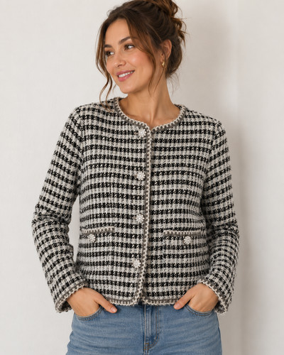 Tweed jacket size - h&m,