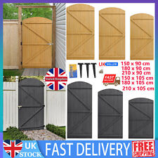 Wooden Garden Gate Arch Top Pressure Treated Wooden Pedestrian Gate Door Fence 