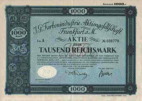Colours 1925 bayer - i.g.,