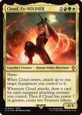Magic MTG - Cloud, ex-SOLDIER - Commander Final Fantasy - MINT/NMINT - FR - FOIL