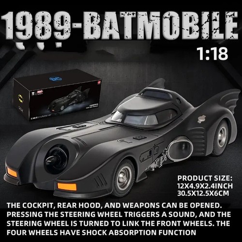1989 batman batmobile - 1:18,