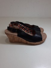 Crocs Leather Wedges US W9 UK 7