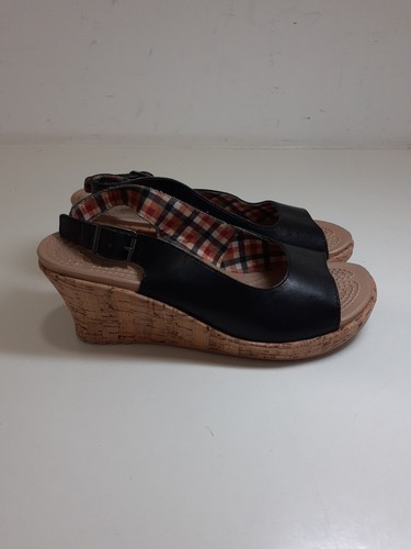 Crocs leather wedges - us, w9