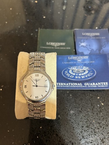 Longines flagship white - white, men's