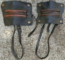 Original Matched Pair Of Heavy Horse Cart Pads / Saddles