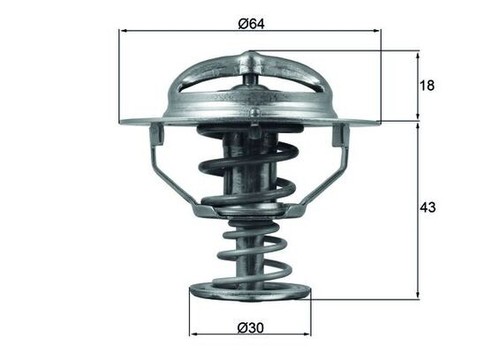 Mahle 114 82d thermostat - 114,