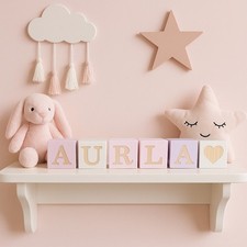 PERSONALISED WOODEN BABY NAME